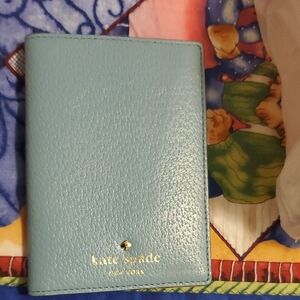 Kate Spade Light Blue Passport Holder